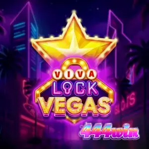 Interface de jogo do slot Viva Lock Vegas com símbolos de frutas e moedas